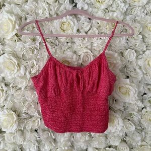 Billabong Cropped Pink Tank Top